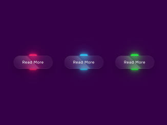 CSS Glassmorphism Button Hover Effects