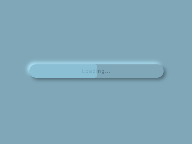 CSS Loading Progress Bar Animation