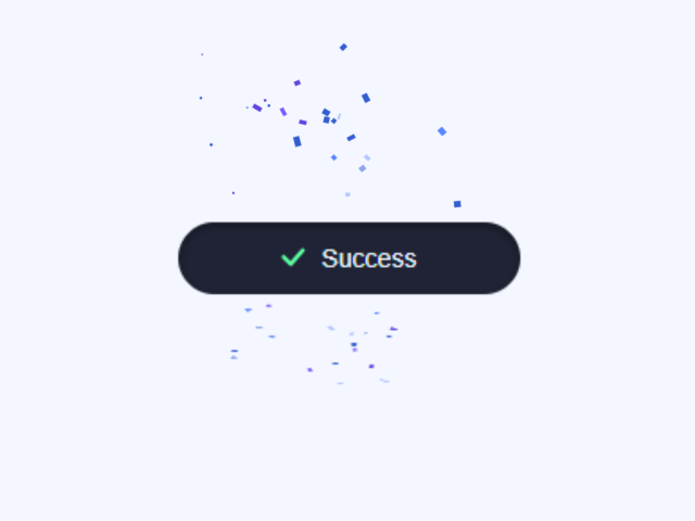 Confetti Animation in CSS on Button Click