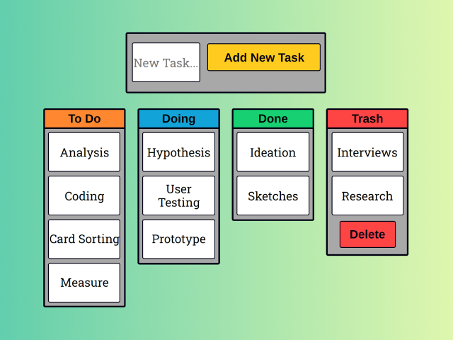 Drag and Drop Task List in JavaScript