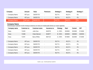 Expand and Collapse Table Rows in HTML CSS