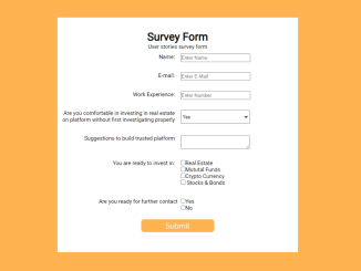 Free HTML Code For Survey Form