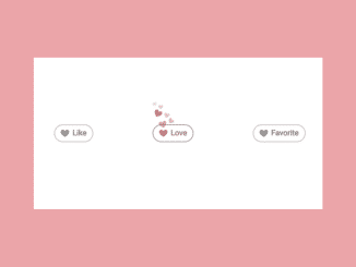 Interactive Heart Like Button in CSS