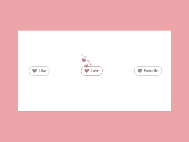 Interactive Heart Like Button in CSS
