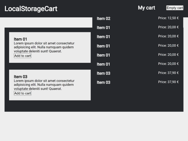 how to add to cart in javascript