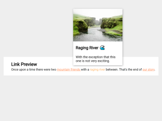 JavaScript Link Preview on Hover