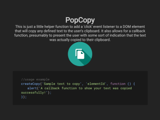 JavaScript Copy To Clipboard with Callback Function