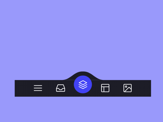 Tab Navigation with Animated SVG Icons