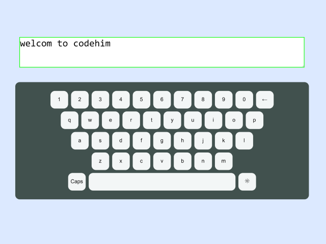 Virtual Keyboard JavaScript Source Code