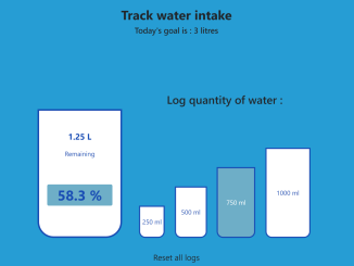 Water Intake Calculator in JavaScript