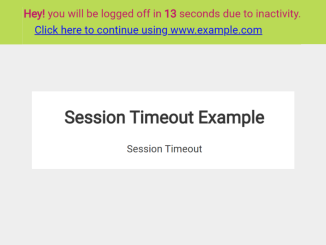 Automatic Logout After 15 Minutes Of Inactivity in JavaScript