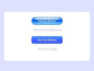 CSS Button With Glossy Background Color