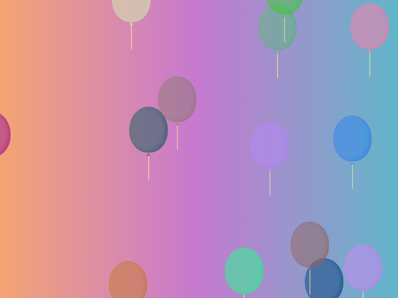 Floating Balloons HTML Code