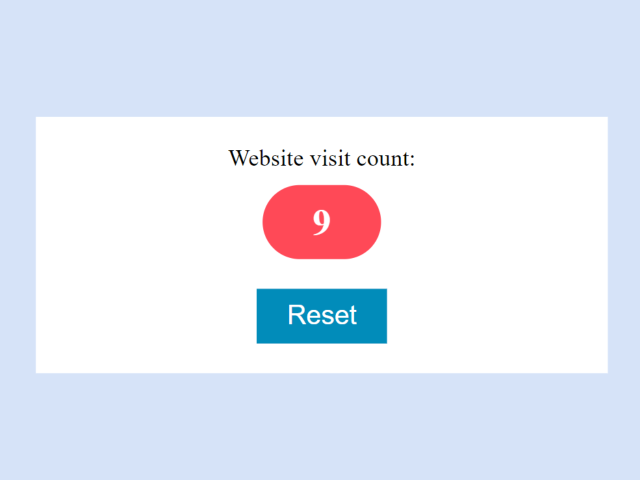 HTML Visitor Counter Source Code