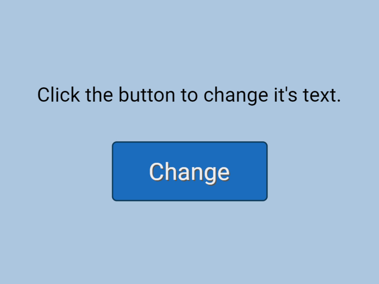 JavaScript Change Button Text Onclick