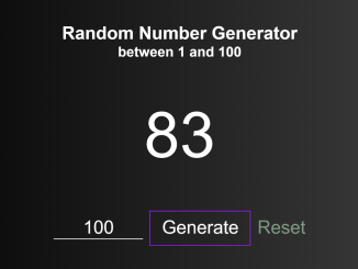 JavaScript Random Number Generator Between Range