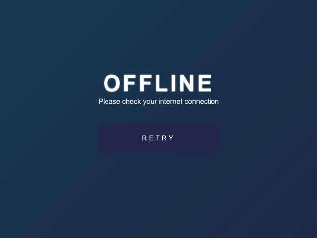 Offline Page HTML Template
