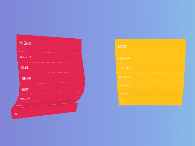 CSS 3D Folding Dropdown Animation