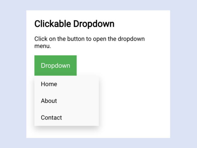 Open Dropdown on Button Click JavaScript