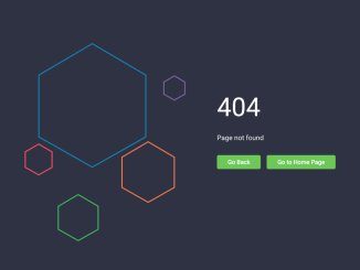 404 Error Page Template in HTML CSS