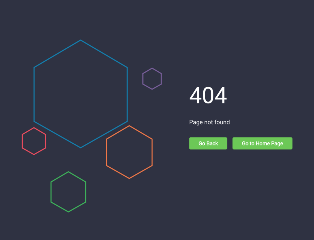 404 Error Page Template in HTML CSS