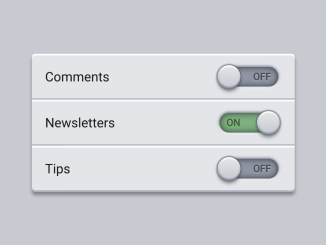 Skeuomorphic Toggle Buttons Using CSS