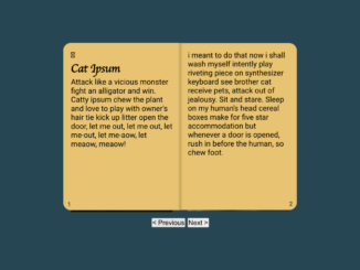 3D Booklet Animation Effect Using CSS