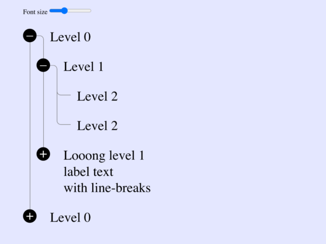 CSS Tree View with Lines Using ul li