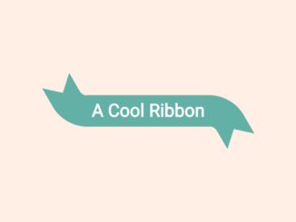 Curved Ribbon with Hover Effect Using CSS