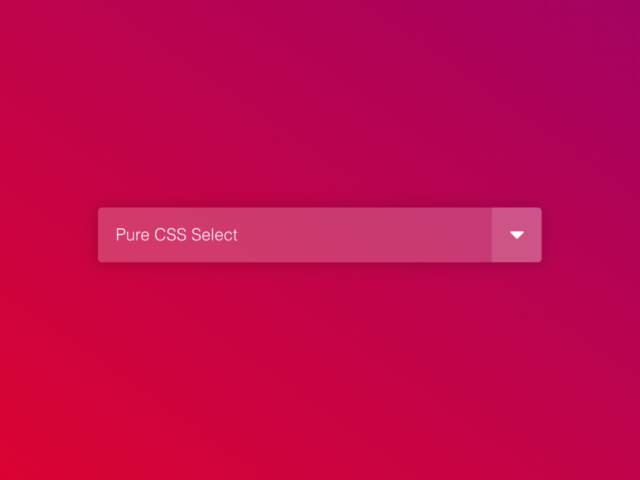 Custom Select Dropdown without Wrapper in CSS