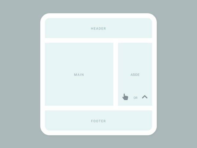 Expandable Aside in a Mini Grid Layout Using CSS