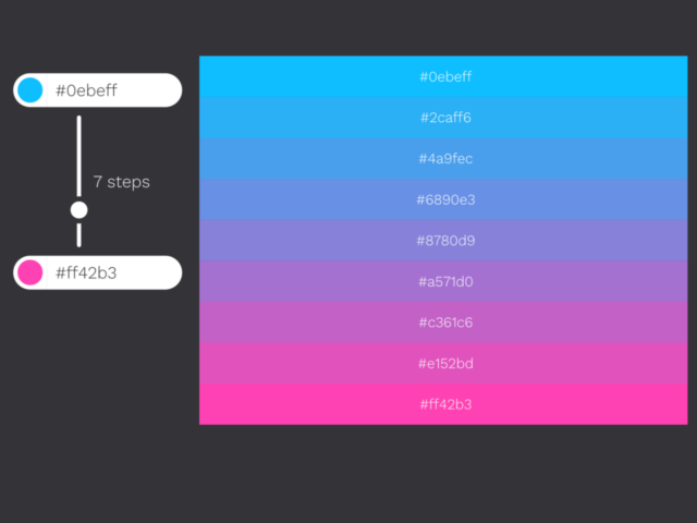 HTML5 Hex Color Picker with Mixer
