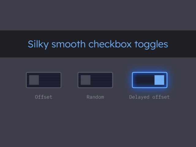 Silky Smooth Checkbox Toggles Using SVG.js