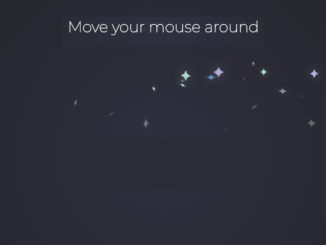 Star Trails Animation On Mousemove in JavaScript