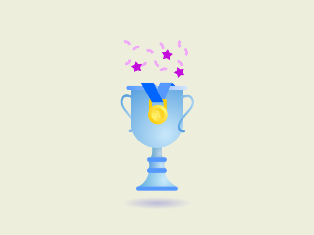 Trophy Animation Using HTML & CSS